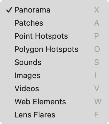 Elements Menu