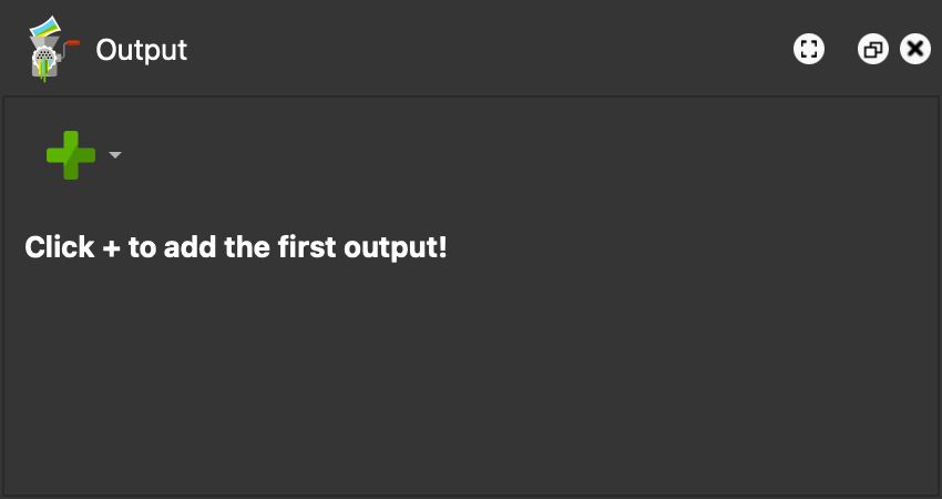 Output Panel