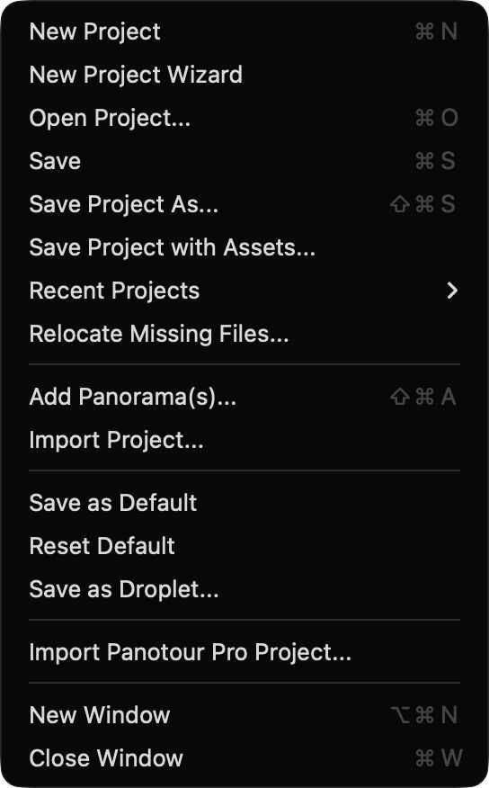 File Menu