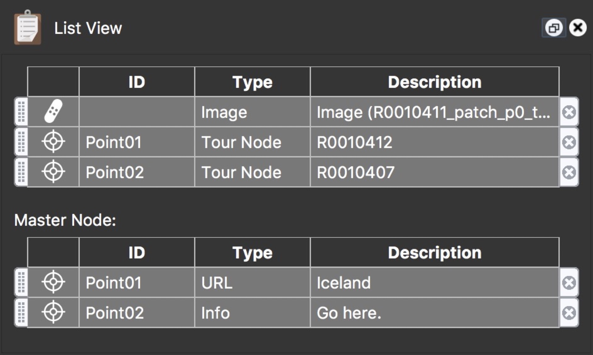 Master Node List